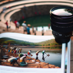 alt_text: Warga bergotong royong membersihkan waduk Baobab dalam kegiatan Karya Bakti Serentak.