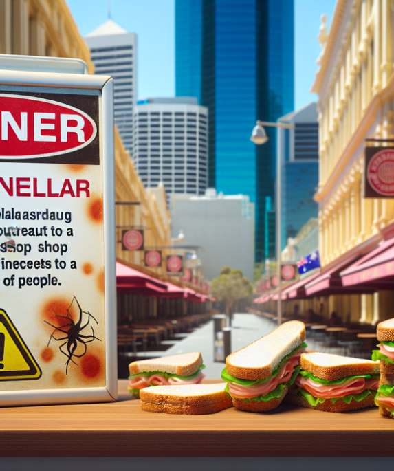 alt_text: Kasus Salmonella di Australia akibat satu toko sandwich, menginfeksi ratusan orang.