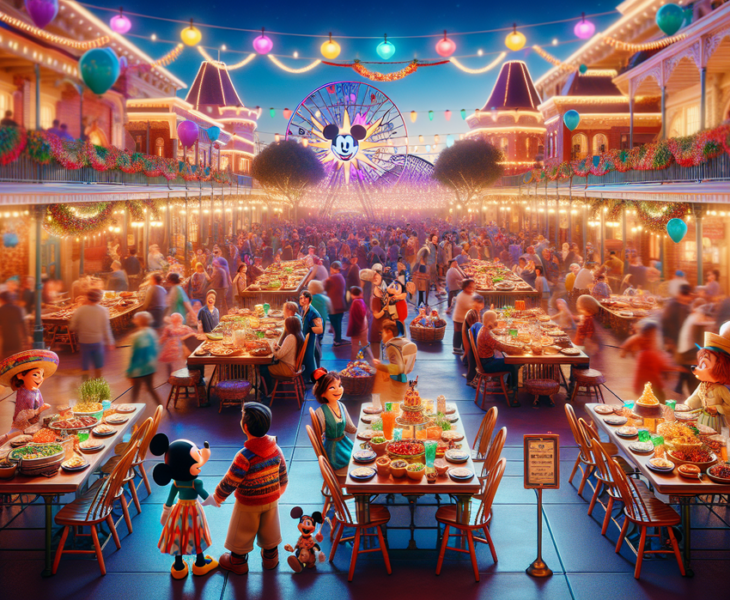 alt_text: "Panduan 12 aktivitas kuliner di Disneyland saat Tahun Baru Imlek."