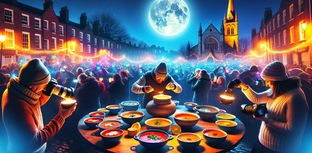 alt_text: Perayaan Bulan Sup dengan berbagai rasa di Columbus & Dublin.