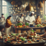 alt_text: Steakhouse Jepang bergaya modern di tengah pusat bisnis internasional.