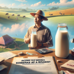 alt_text: Papan tulis dengan topik tentang kebijakan dan hukum terkait susu mentah yang kontroversial.