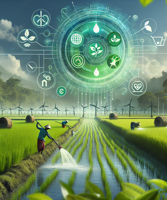 alt_text: Petani Bangladesh menerapkan metode berkelanjutan untuk meningkatkan hasil dan menjaga ekosistem.