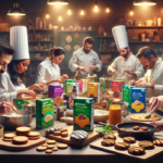 alt_text: Chef berkreasi dengan kue Girl Scout, menciptakan hidangan unik dan inovatif.