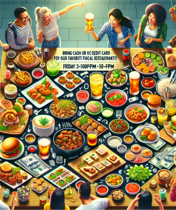 alt_text: "Acara Foodies Fridays di rumah minimalis modern dengan suasana ceria dan hidangan lezat."