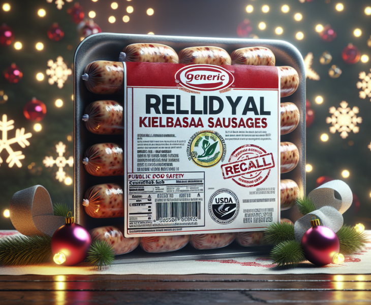 alt_text: Kielbasa sausages tersaji di meja makan, siap disantap dengan waspada.