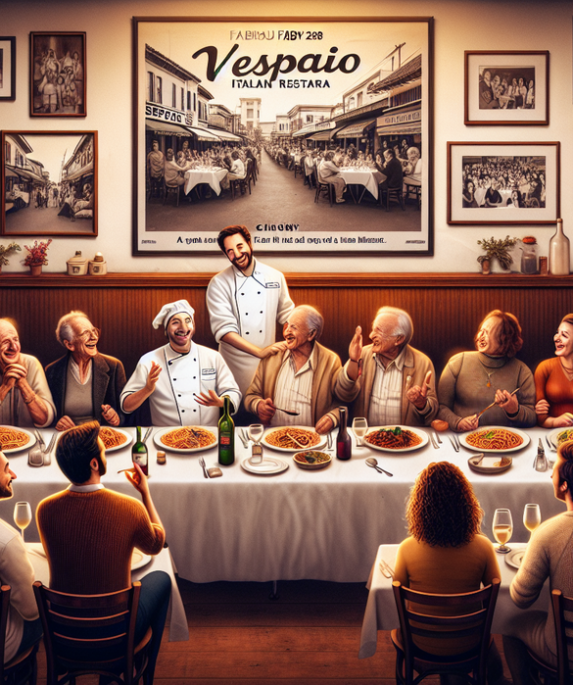 alt_text: Restoran Vespaio menyajikan kenangan kuliner berkesan dalam suasana hangat dan khas.