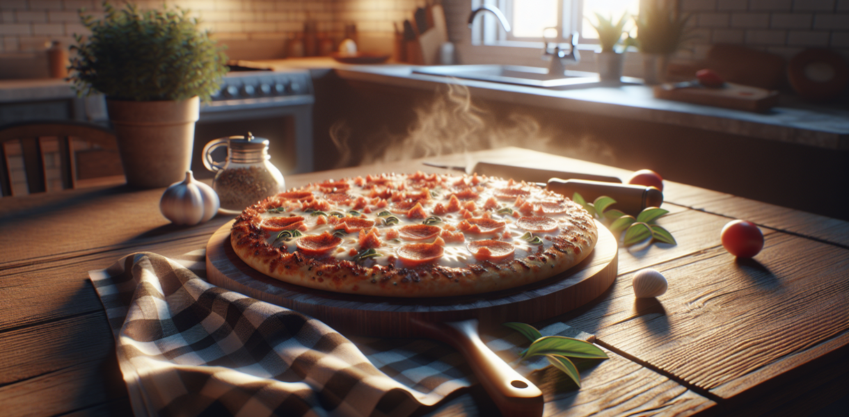 alt_text: Pizza beku Costco siap saji dengan rasa yang mengejutkan.