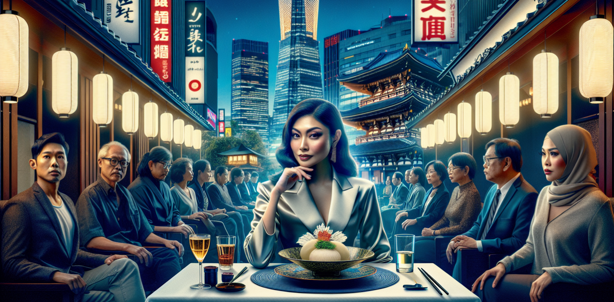 alt_text: Pemandangan kuliner Asia: Masakan Jepang hingga sajian kota yang kurang memuaskan.