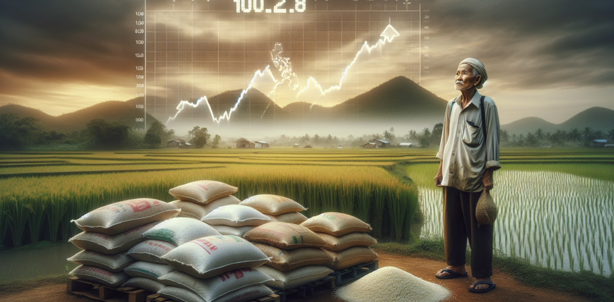 alt_text: Pasar beras global; harga tetap meski impor meningkat.