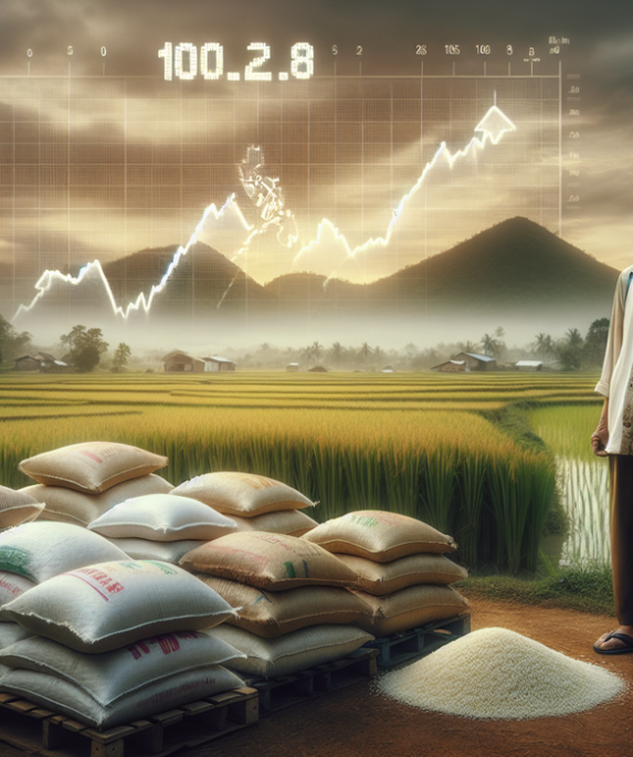 alt_text: Pasar beras global; harga tetap meski impor meningkat.