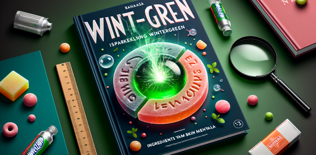 alt_text: "Rahasia minuman Wintergreen bersinar dengan bahan rahasia yang membuatnya berkilau."