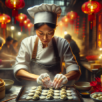 alt_text: Dapur kecil di Australia memproduksi seribu pangsit sehari, menggambarkan gaya hidup unik.