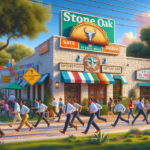 alt_text: Taco Al Pastor menggoda selera di kawasan Stone Oak, San Antonio.