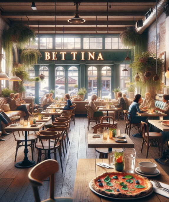 alt_text: Bettina Montecito, restoran pizza baru nan trendi, menawarkan cita rasa autentik.