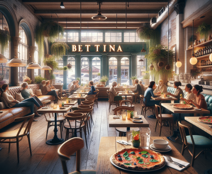 alt_text: Bettina Montecito, restoran pizza baru nan trendi, menawarkan cita rasa autentik.