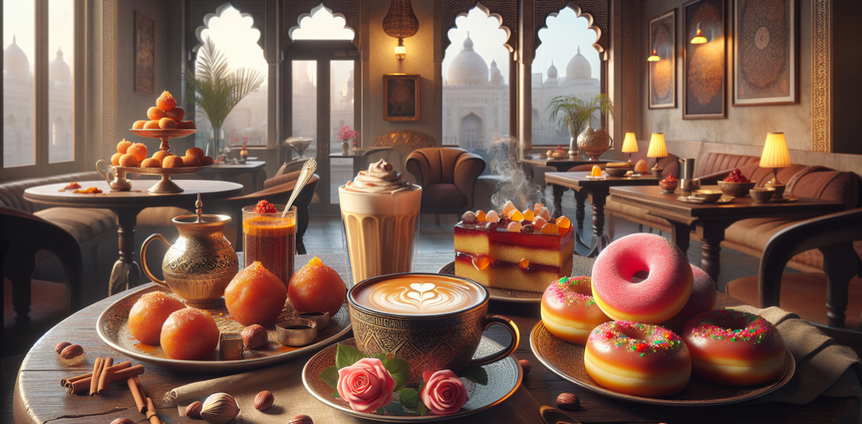 alt_text: Kafe Chai Pyala di Lakewood menawarkan makanan manis untuk sarapan yang menggugah selera.