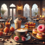 alt_text: Kafe Chai Pyala di Lakewood menawarkan makanan manis untuk sarapan yang menggugah selera.