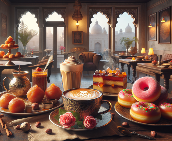 alt_text: Kafe Chai Pyala di Lakewood menawarkan makanan manis untuk sarapan yang menggugah selera.