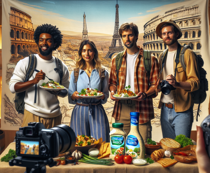 alt_text: Poster "Hidden Valley Cari Ranch-bassador" mengajak saus Ranch go internasional.