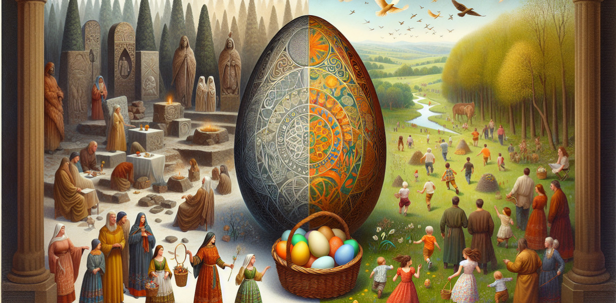 "alt_text": "Evolusi Paskah: dari tradisi kuno menuju era digital dan website interaktif."