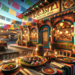 alt_text: Tampak depan restoran La Casita, menawarkan cita rasa autentik Meksiko di pusat kota Detroit.