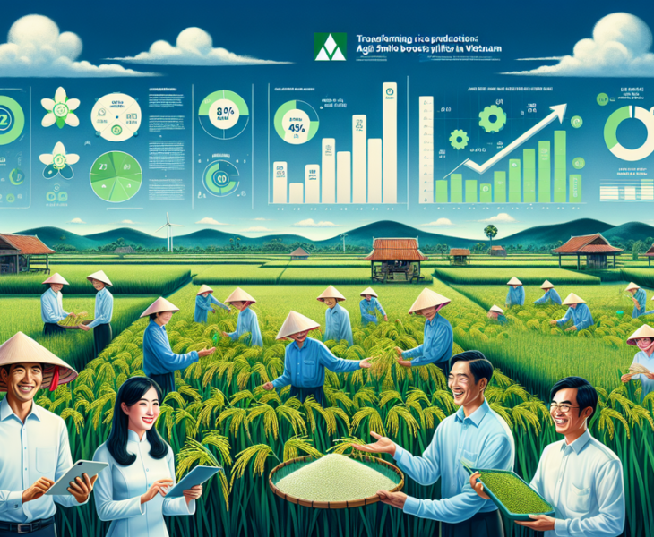 alt_text: Petani Vietnam gunakan teknologi canggih untuk tingkatkan hasil panen beras secara signifikan.