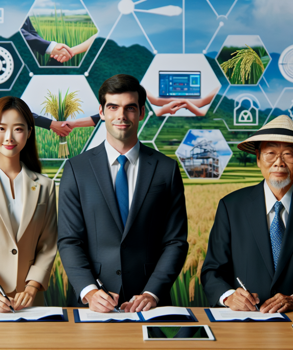 alt_text: Padi Jepang tumbuh subur dengan teknologi berkelanjutan: lompatan besar menuju masa depan.