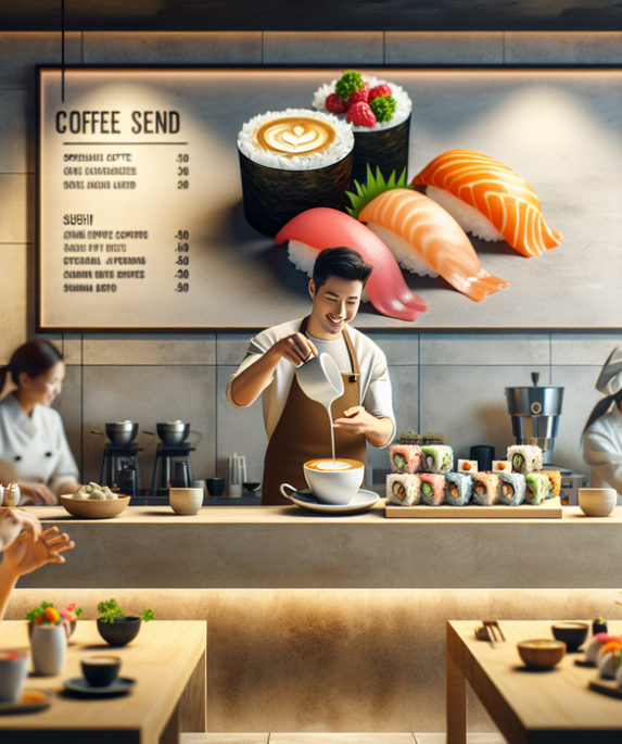 alt_text: Restoran M&S Surrey menawarkan pengalaman makan santai di antara sesi belanja.