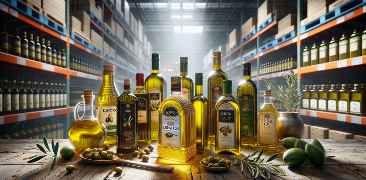 alt_text: Berbagai merek minyak zaitun terkenal dengan kualitas terbaik tersedia di Costco.