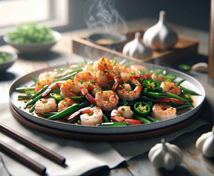 alt_text: Udang bawang kucai sebagai solusi lezat untuk masalah masakan di dapur.