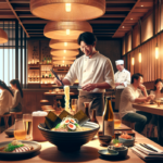 alt_text: Restoran Momosan di Foxwoods menyajikan kuliner Asia yang memikat dengan suasana modern.