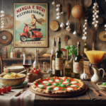 alt_text: Acara Mangia E Bevi merayakan keaslian pizza Napoli dengan berbagai produk tradisional.