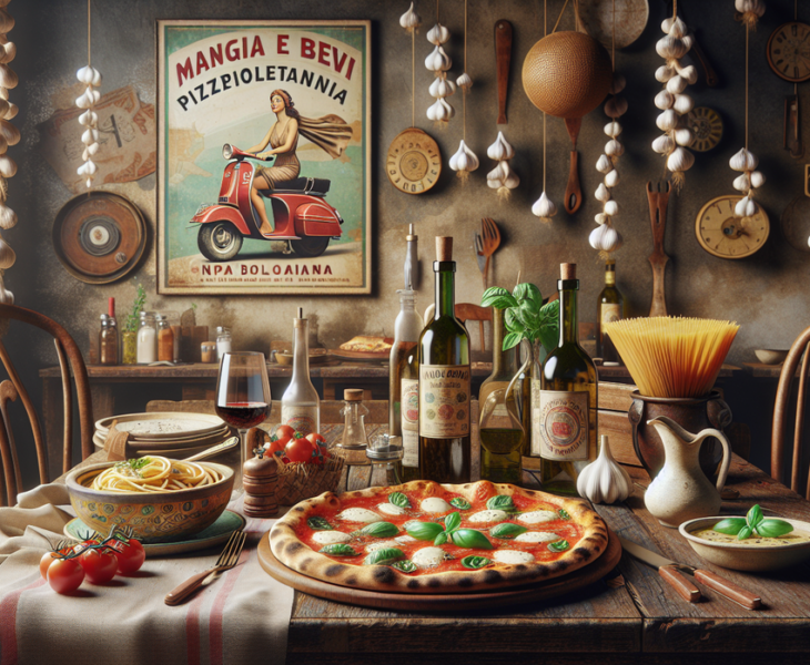 alt_text: Acara Mangia E Bevi merayakan keaslian pizza Napoli dengan berbagai produk tradisional.