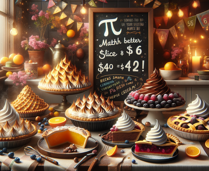 alt_text: Perayaan Pi Day dengan acara spesial dan makanan manis bertema 3,14.