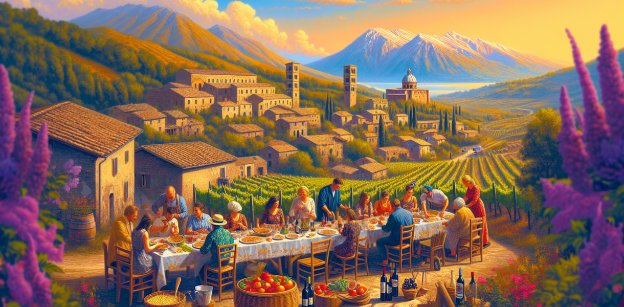 alt_text: Menjelajahi pesona desa tersembunyi Italia, penuh sejarah dan pemandangan memukau.