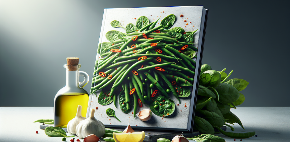 alt_text: Kacang hijau segar dihidangkan dengan gaya kuliner musim semi oleh Home with the Lost Italian.