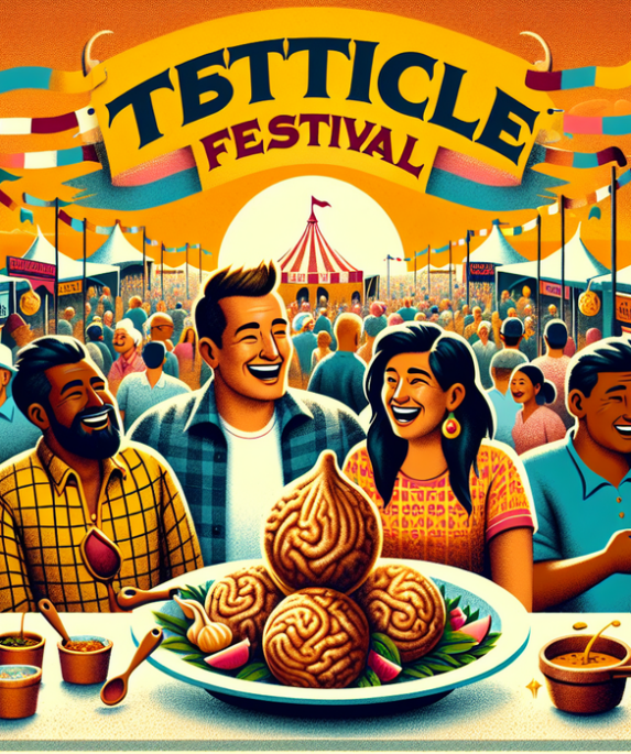 alt_text: Rumah minimalis modern di Bismarck saat festival unik dengan dekorasi dan aktivitas aneh.