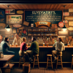 alt_text: Bar tersembunyi di Maine dengan suasana klasik dan hijau menenangkan, cocok untuk bersantai.