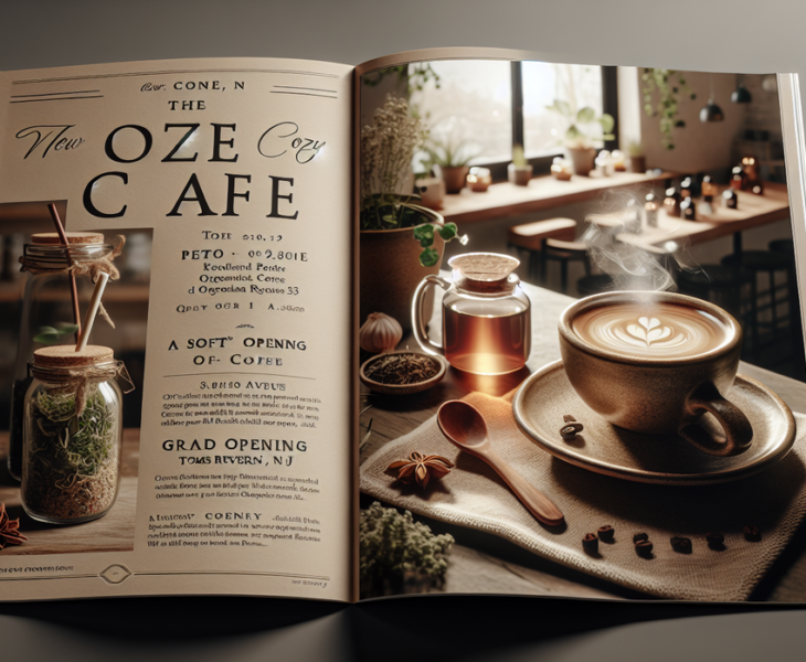 alt_text: Foto kafe baru di Toms River dengan menu kopi dan teh lokal yang sedang tren.