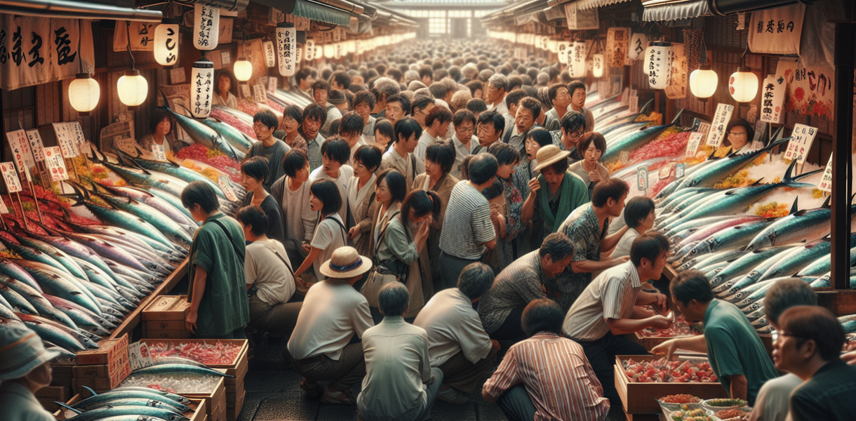 "Bonito Tataki: Ikan seared khas Jepang dengan bumbu segar yang menggugah selera."