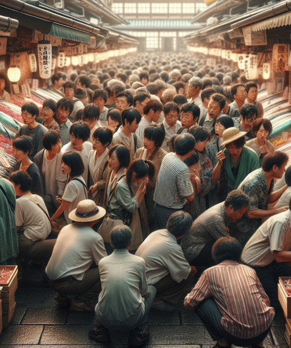 "Bonito Tataki: Ikan seared khas Jepang dengan bumbu segar yang menggugah selera."