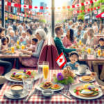 alt_text: Ibu-ibu 2026 menikmati brunch dengan tren makanan dan gaya terbaru di acara trendi.