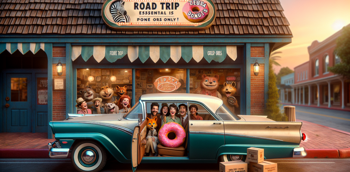 alt_text: "Zebra Donuts populer lagi di Centerville, mencampurkan pola unik dengan rasa klasik."