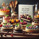 Elf manis sedang mengerjakan resep pie Dr. Pepper di dapur penuh bahan dan alat masak. Alt_text