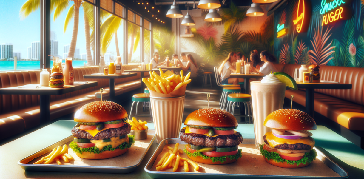 alt_text: Rumah minimalis bergaya Miami dengan furnitur wagyu, palet warna cerah, dan desain modern.