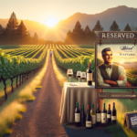 alt_text: Orang menikmati acara anggur Robert Biale, momen santai dengan gelas di tangan.