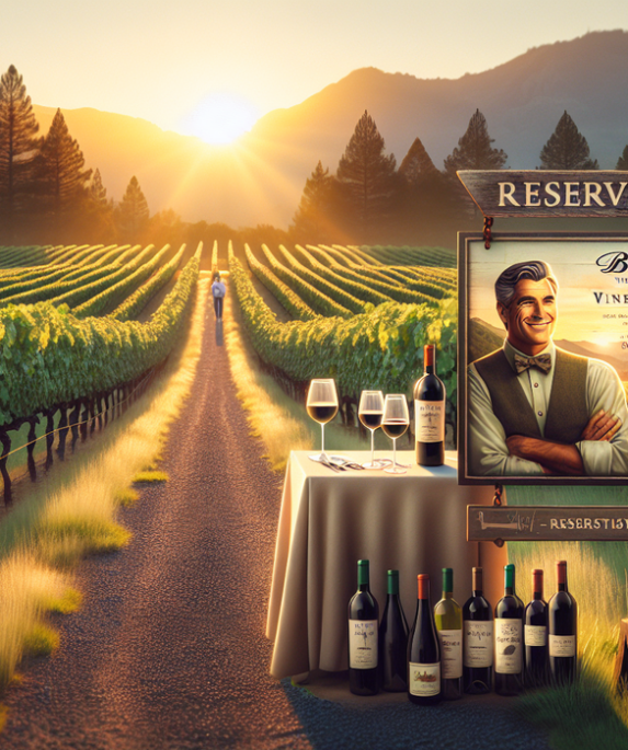 alt_text: Orang menikmati acara anggur Robert Biale, momen santai dengan gelas di tangan.