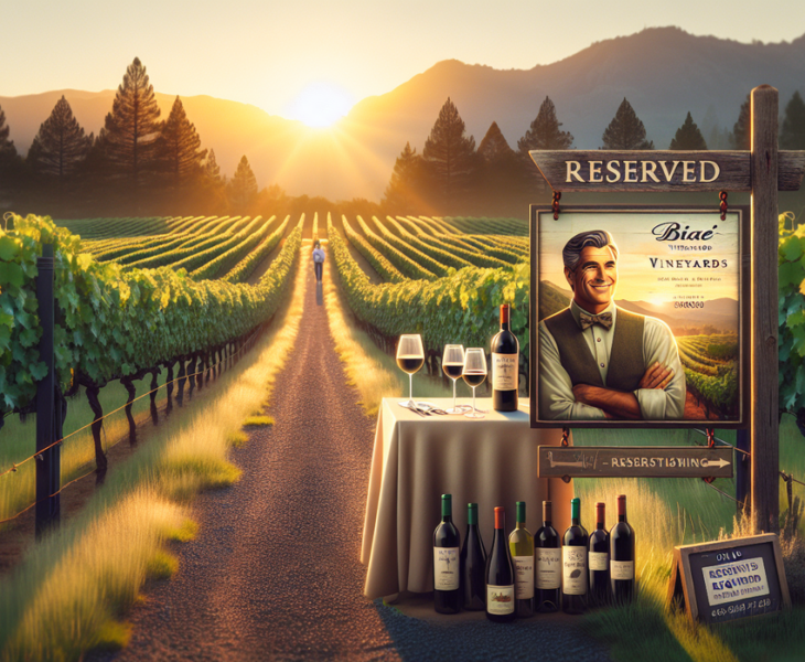 alt_text: Orang menikmati acara anggur Robert Biale, momen santai dengan gelas di tangan.