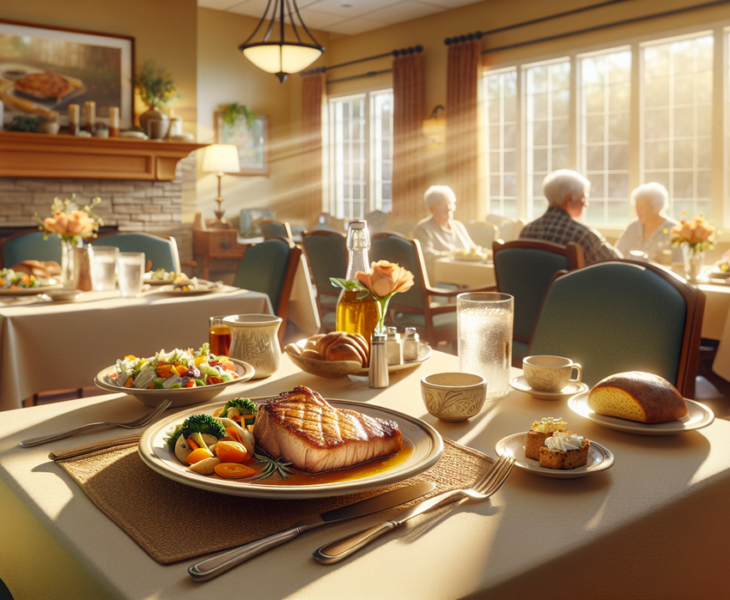 alt_text: Menu Senior Center 13-17 April: Inspirasi Sehat dengan pilihan makanan bergizi dan lezat.